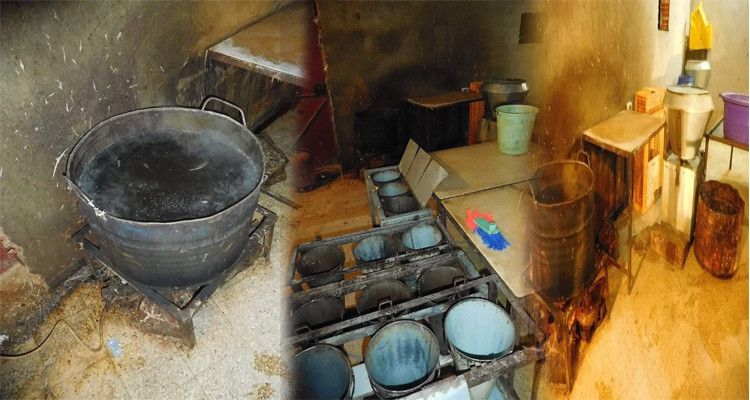 مداهمة مسلخ عشوائي لذبح الدواجن بقفصة وحجز قرابة الطن من اللحوم الفاسدة 