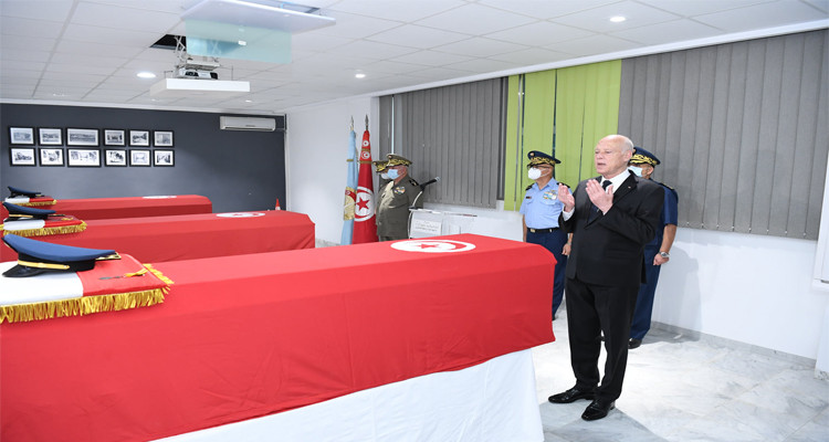 رئيس الدولة يشرف على تأبين شهداء الواجب العسكري 