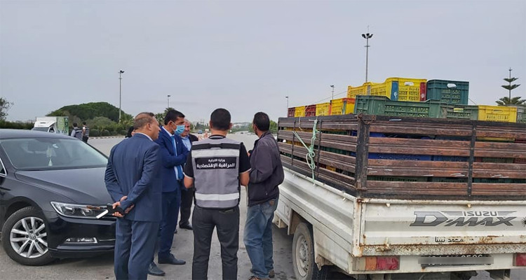 بنزرت: فرق الرقابة تحجز عشرات الأطنان من المنتوجات الفلاحية والحيوانية