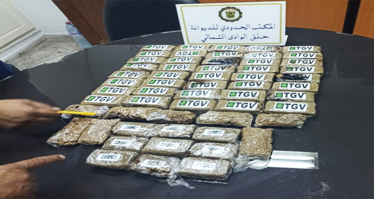 إحباط محاولة تهريب 57 صفيحة ''زطلة'' بحوزة مسافر تونسي 