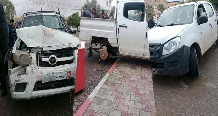 الحرس الوطني يستعيد شاحنة مسروقة ويلقي القبض على المورطين 