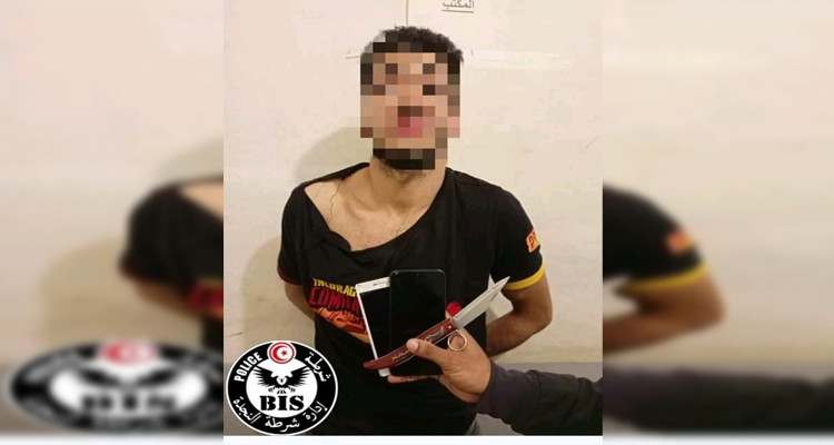 القبض على نشال اعتدى على ضحيته بآلة حادة