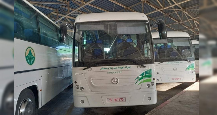 شركة النقل بصفاقس تتسلم أربع حافلات رفاهة جديدة 