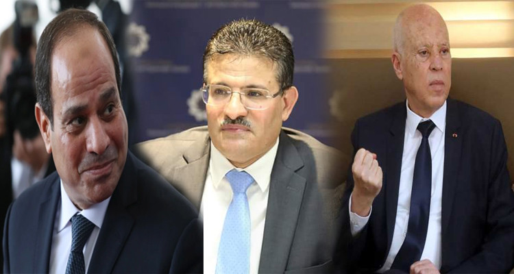 رفيق عبد السلام قيس سعيّد عبد الفتاح السيسي