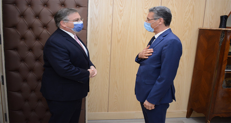 وزير الداخلية يستقبل سفير الولايات المتحدة الأمريكية بتونس