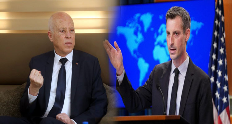 نيد برايس: نتقاسم مع شركائنا القلق حيال  اجراءات الرئيس سعيّد 