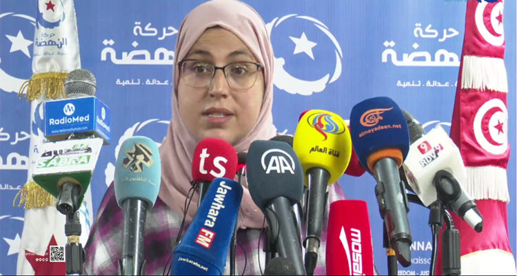 زينب براهمي: حركة النهضة بريئة تماما من تهمة التسفير إلى بؤر التوتر 