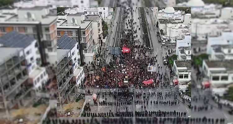 وزارة الداخلية: 800 نفرا تجمهروا بساحة باردو لأربع ساعات 