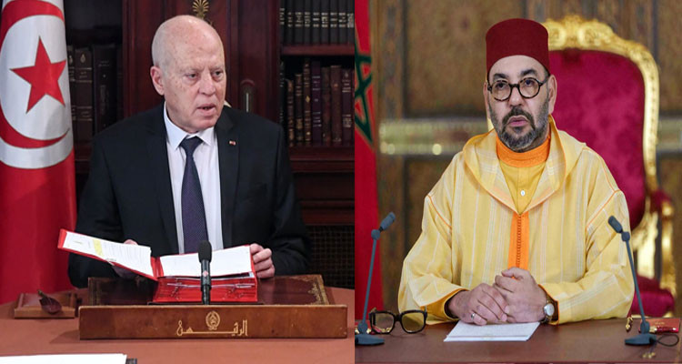العاهل المغربي محمد السادس يبرق مهنئا الرئيس قيس سعيّد