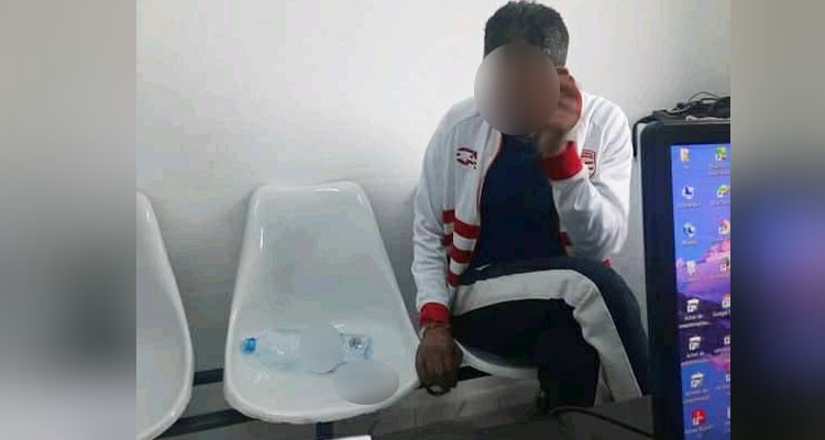 شرطة النجدة تنقذ مواطنا من الالقاء بنفسه أمام القطار 