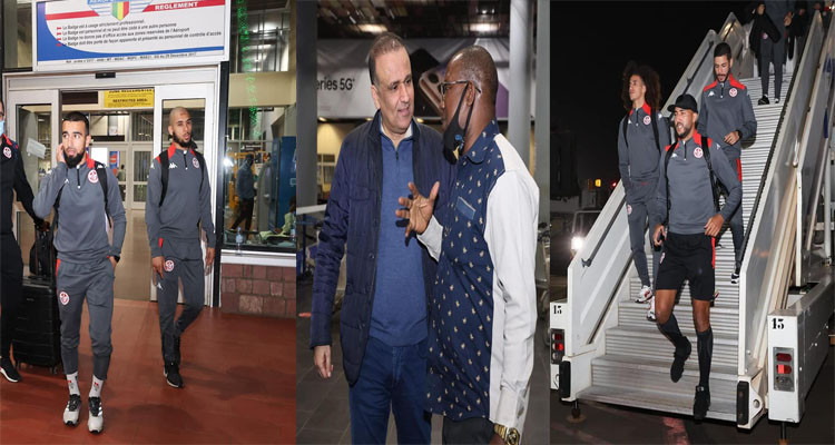 الطائرة المقلة لبعثة المنتخب تحط الرحال بمطار باماكو 