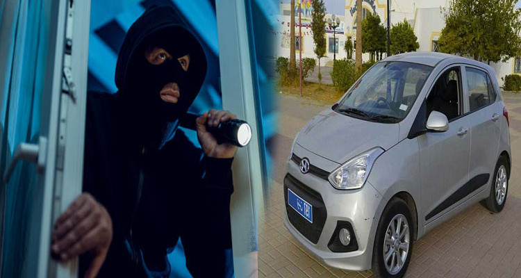 يستعينان بسيارة مؤجرة للسطو على مصوغ وأموال من داخل أحد المنازل 