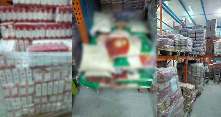 المرناقية: مداهمة مستودع حوّله صاحبه إلى فضاء لخزن واحتكار المواد الغذائية 