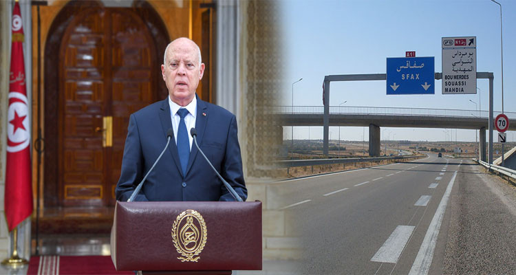 رئيس الدولة يصدر أمرا بانتزاع أرض لربط تطاوين بالطريق السيارة تونس مدنين