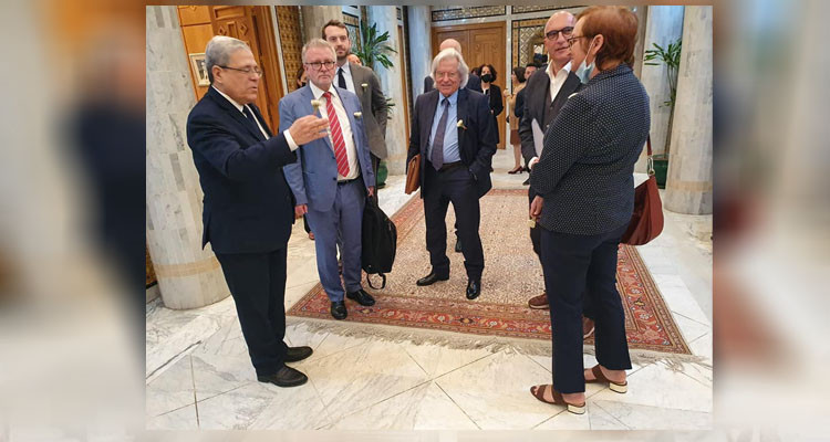 الجرندي لوفد برلماني أوروبي: لا حياد عن الديمقراطية كخيار شعبي في تونس 