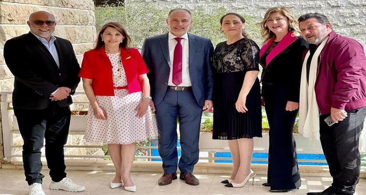 ماجدة الرومي تحل ضيفة شرف على سفارة تونس بلبنان  