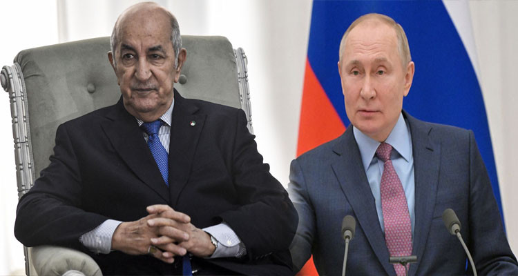 بوتين يوجه دعوة إلى الرئيس تبون لزيارة روسيا  