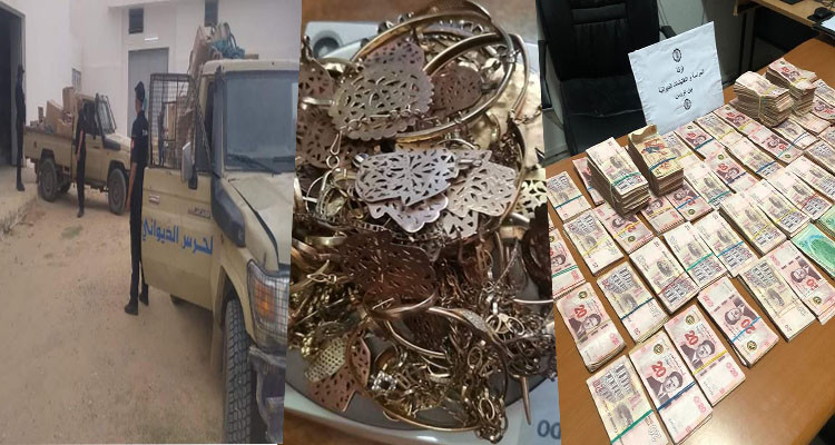 الحرس الديواني يحجز سلعا ومصوغ بقيمة تناهز نصف مليار  