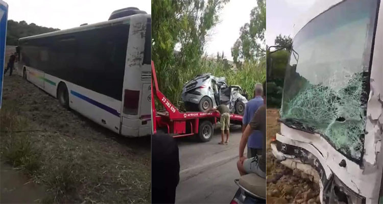 والي بنزرت يشرف على عمليات إسعاف مصابي حادث المرور براس الجبل 