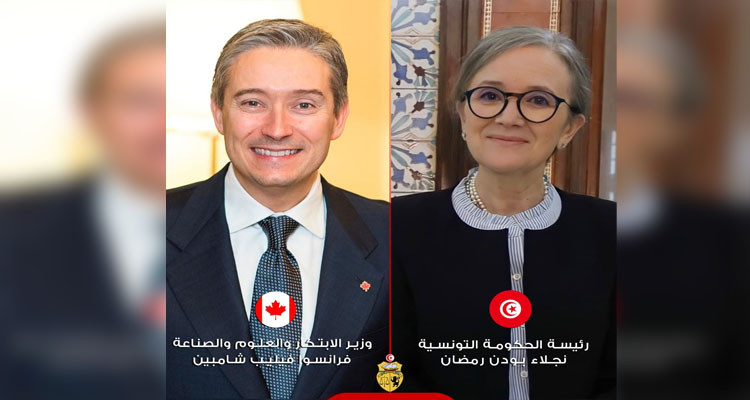 بودن تتباحث مع وزير الابتكار والعلوم والصناعة الكندي فرص الاستثمار بتونس