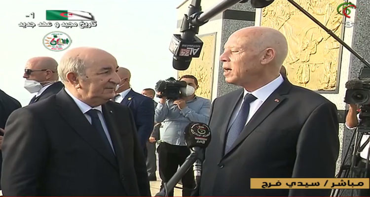 رئيس الدولة: الدماء التونسية والجزائرية اختلطت وكانت ثمنا لدحر المستعمر الفرنسي 