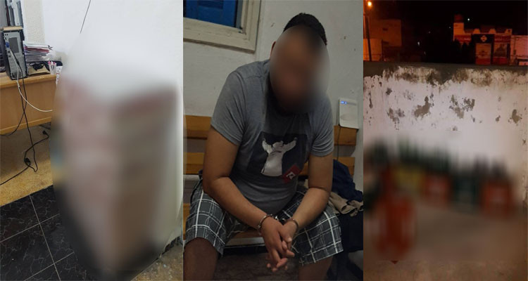 رشق الأمنيين بالزجاجات وهشم السيارات:القبض على المنحرف الخطير ''ولد الجون''