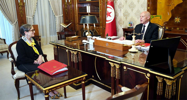 استقبل رئيس الجمهورية قيس سعيّد بقصر قرطاج اليوم الجمعة 1 جويلية 2022 رئيسة الحك