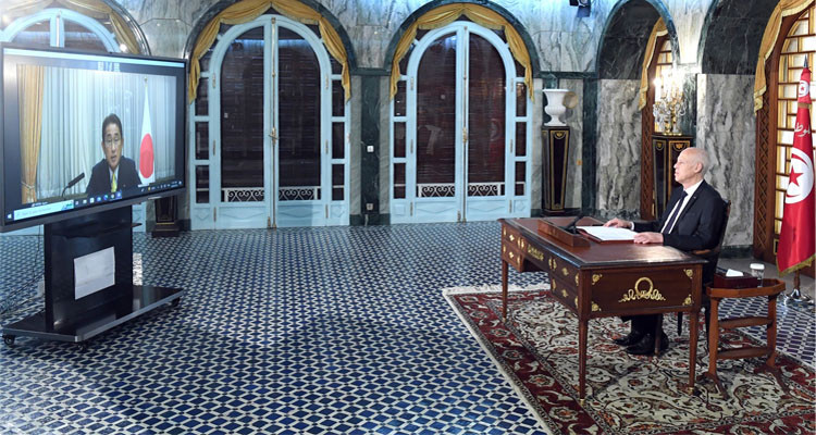 رئيس الدولة يعرض على الوزير الياباني التعاون لإنشاء المدينة الصحية بالقيروان 