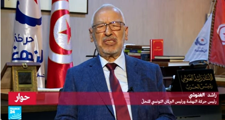 الغنوشي: ديمقراطية تونس في''عشرية السواد''كالتي تعيشها اليوم باريس أو لندن