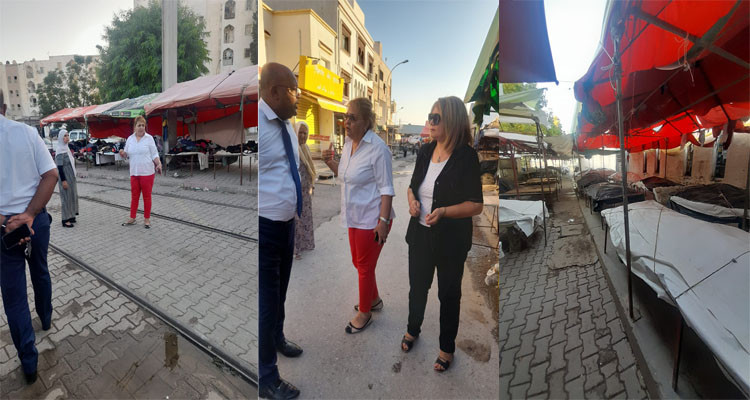 بثينة الشابي: ساعون لإيجاد حل جذري لسوق الملابس القديمة بحي ابن خلدون 