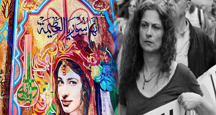تحويل قبر الممثلة الراحلة مي سكاف إلى لوحة فسيفسائية 