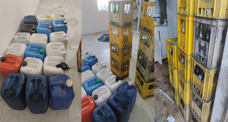 باجة: ضبط 340 لترا من الزيت المدعم داخل مخزن عشوائي 