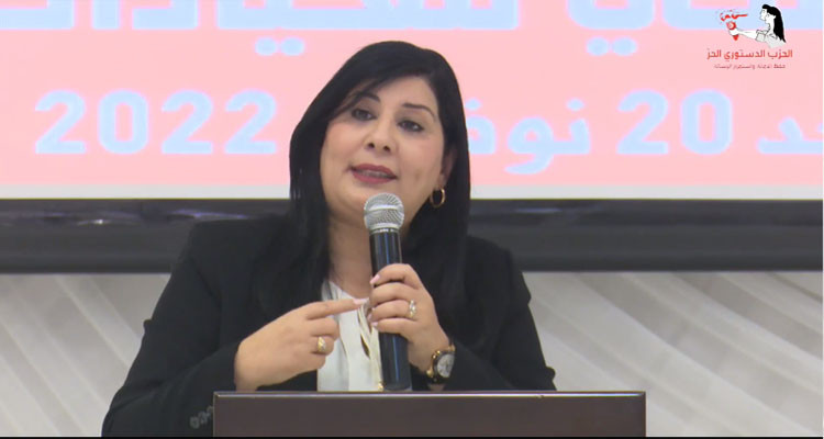 عبير موسى: قمة الفرنكوفونية تكريم لبورقيبة وسنعيد إنجازاته لما نتسلم الحكم