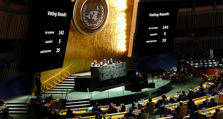 تونس تتحفظ عن التصويت على قرار يلزم روسيا بدفع تعويضات لاوكرانيا 