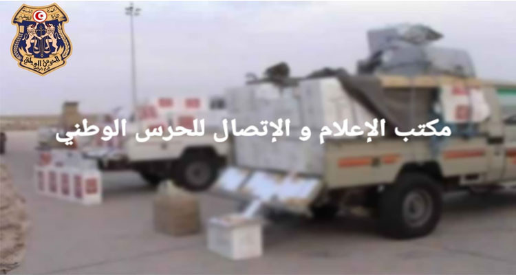ضبط شاحنتي تهريب محملتين بالزيت النباتي والسجائر 