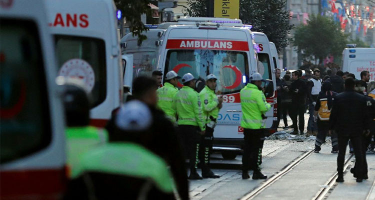 تفجير تقسيم: رئاسة الجمهورية تدين وتتعاطف مع ''الجمهورية التركية الشقيقة'' 