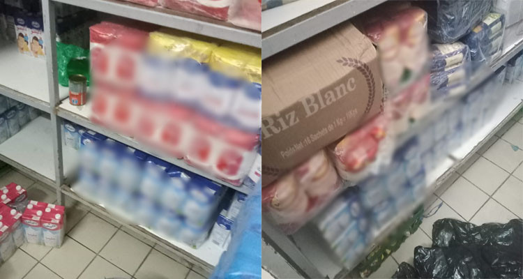 بني خيار: ضبط 690 علبة حليب مخفية داخل مخزن إحدى المغازات 