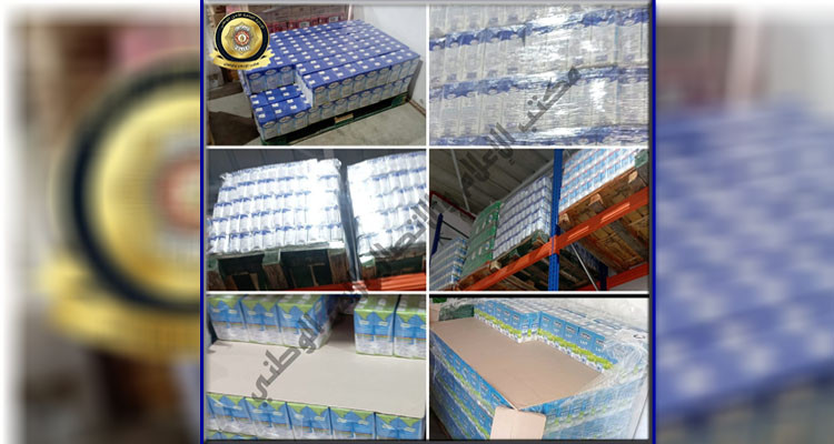 بين سوسة والعاصمة: حجز 170 ألف لترا من الحليب 