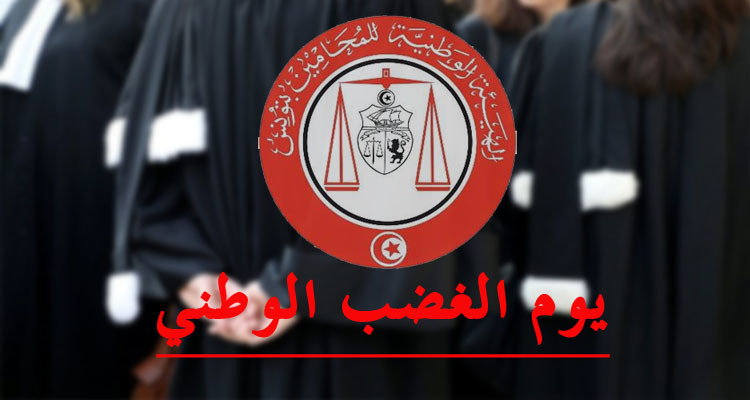 المحامون يحتجون تحت شعار يوم الغضب الوطني من أجل عدالة جبائية حقيقية 