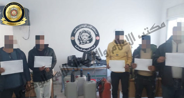 مقرين: إحباط رحلة إبحار خلسة وإيقاف خمسة أنفار 