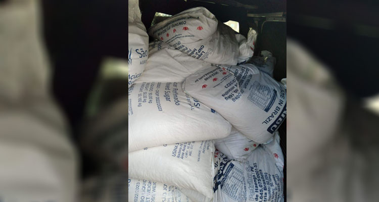 حي التضامن: إيقاف سائق سيارة تجارية كانت محملة بطن من مادة السكر 