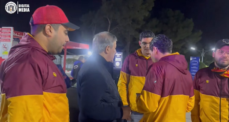 سقوط أحد أنصار الترجي الرياضي من على مدرجات ملعب 5 جويلية بالجزائر 