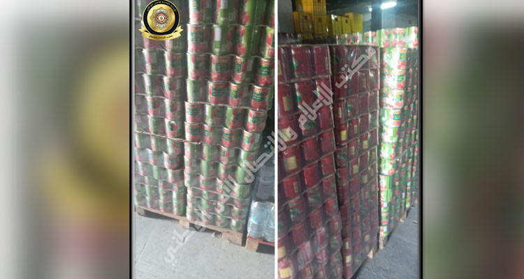 سيدي حسين: حجز 12 طنا من الطماطم المعلبة تروّج خارج المسالك القانونية 