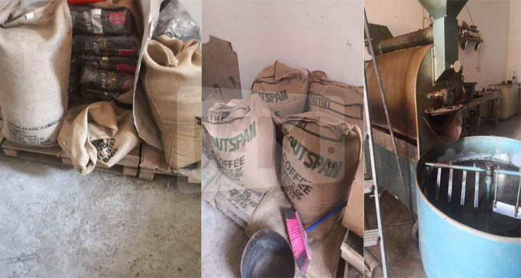 حجز 351 كيلوغراما من القهوة كانت مخفية داخل مستودع عشوائي 