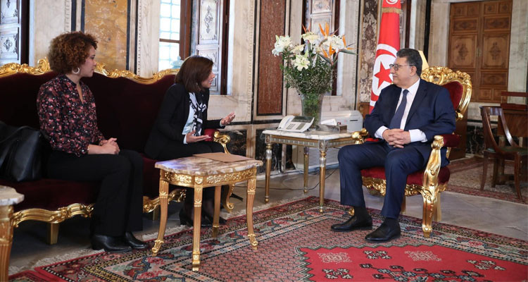 رئيس البرلمان يستقبل ممثلتين عن النقابة الوطنية للصحفيين التونسيين 