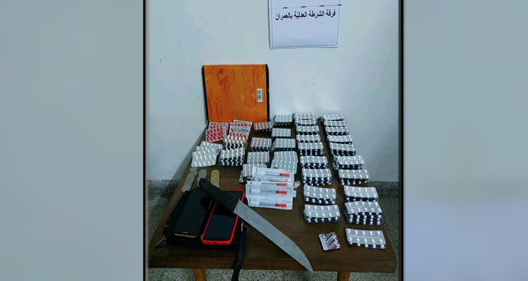 أعوان منطقة العمران يطيحون بمروّج الأقراص المخدرة ''رهج'' وشريكه
