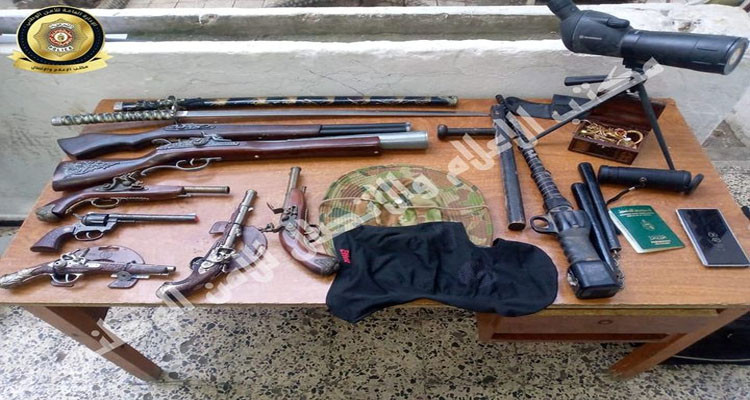 العثور على كميات من الأسلحة داخل أحد المنازل بمنطقة ''لافايات'' 