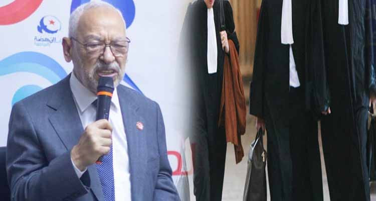 عشرات المحامين يتقدمون للدفاع عن راشد الغنوشي 