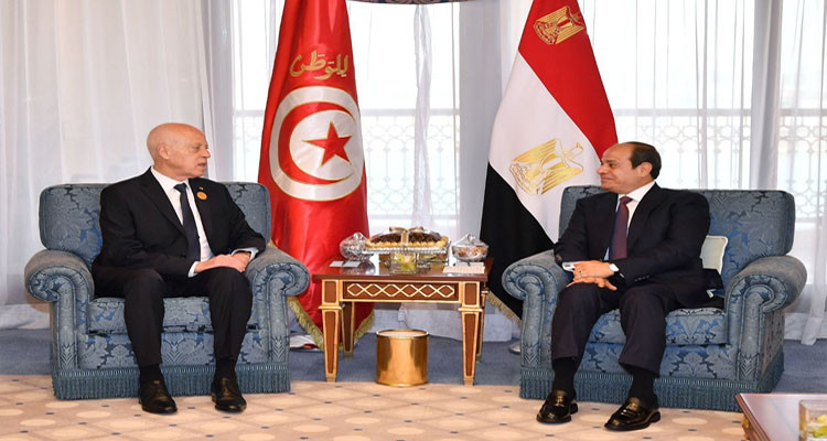 السيسي: أرجو لتونس كل النجاح والتوفيق تحت قيادة رئيسها قيس سعيّد