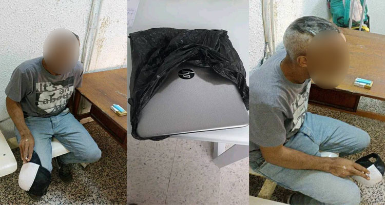 الإيقاع بمنحرف اختلس حاسوب طبيبة من داخل عيادتها 